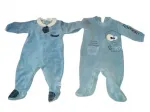 2 tutine ciniglia neonato taglia 3 mesi. Mai indossate cotone 80% 20 elastan