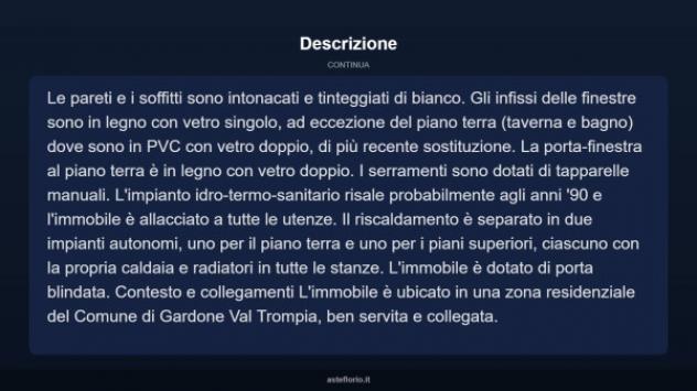 Immobile in asta di 190 m² con più di 5 locali in vendita a Gardone Val Trompia - Foto 13