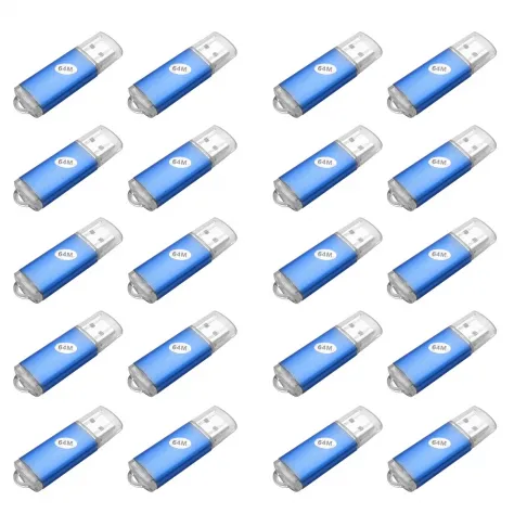 20 Chiavette USB Memoria Flash USB 2.0 da 64 MB Memoria per PC LAPTOP F9C34589 - Foto 2