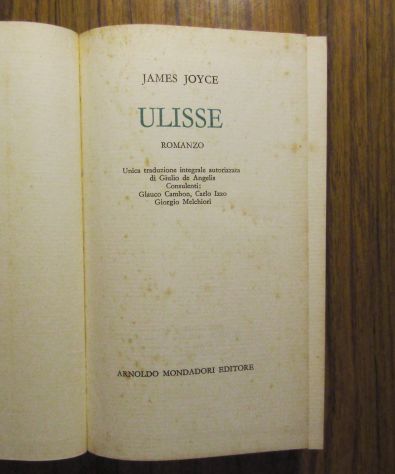 Joyce Ulisse prima edizione 1960 Mondadori - Foto 4
