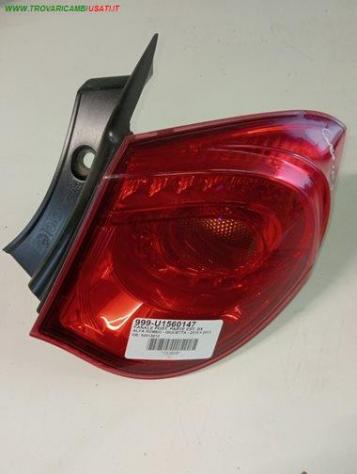 FANALE POST. PARTE EST. DX 999-U1560147 Parti elettriche  Fanaleria  Fanali  Fanale est. post. d ALFA ROMEO - GIULIETTA - 2010  2013, ALFA ROMEO - GIU