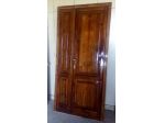 Portone in Legno Massello di Pino completo di tutto a doppia anta