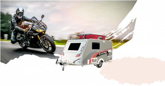 Roulotte Free Style 300 Racing portamoto interno - Foto 2