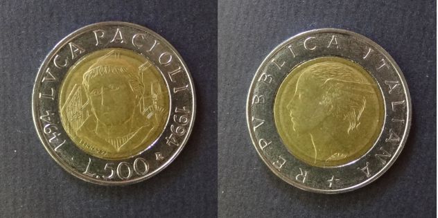 ITALIA 1982-1999 Monete 500 Lire - Foto 3