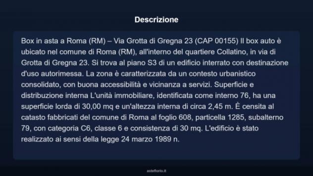 Immobile in asta di 30 m² in vendita a Roma - Foto 6