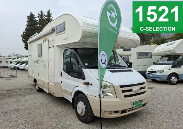 CAMPER RIMOR FORD MANSARDATO 6 POSTI DINETTE LETTI CASTELLO WEBASTO CLIMATIZZATORE FOTOVOLTAICO GEMELLATO POSTERIORE CAMPEGGIO USATI GENERALI 1521