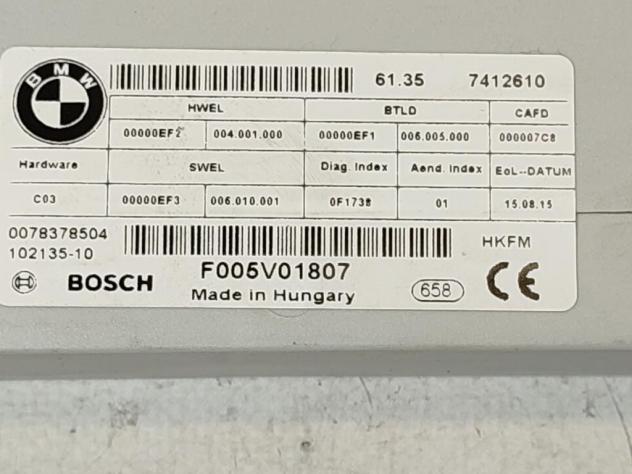 CENTRALINA PORTELLONE POSTERIORE BMW Serie 2 Active Tourer (F45) 6135 7412610 B47C20A (1418) - Foto 2