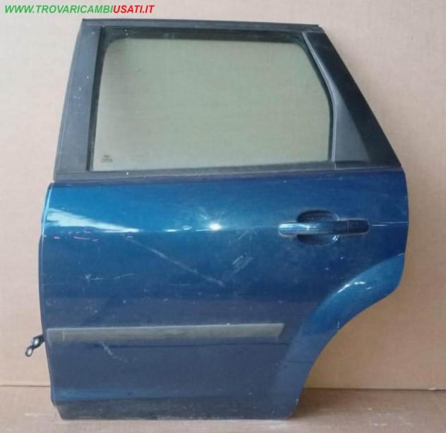 PORTA POST.S. BLU MET. C/ALZ. E SERR. (Br.t - T. Segni ) 999-U65586 Carrozzeria  Lamierati esterni  Porte  Porta post. sx. FORD - FOCUS - 2004  2008