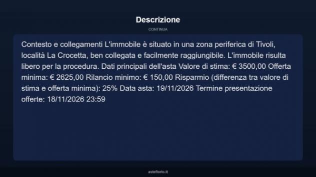 Immobile in asta di 15 m² in vendita a Tivoli - Foto 5