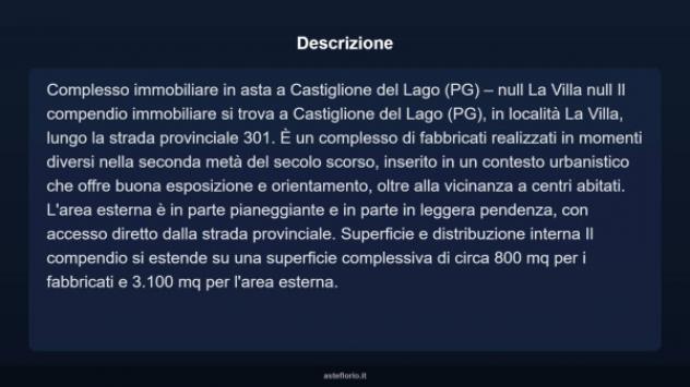 Immobile in asta di 800 m² in vendita a Castiglione del Lago - Foto 5