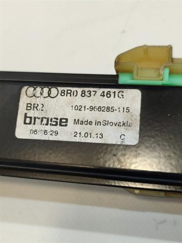 MECCANISMO ALZAVETRO ANT. SX AUDI Q5 Serie (8RB) 8R0837461G CGL (0812) - Foto 2