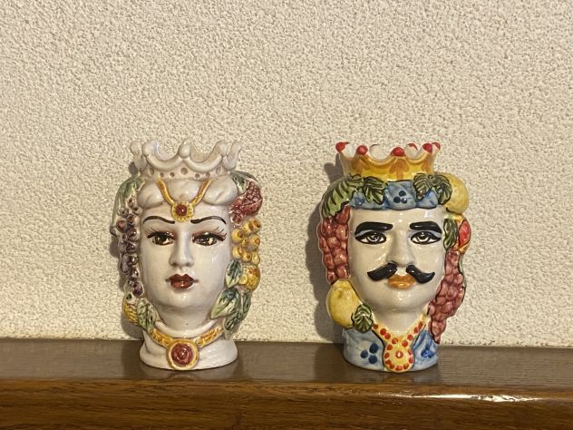 Teste di moro Siciliane ceramiche di Caltagirone