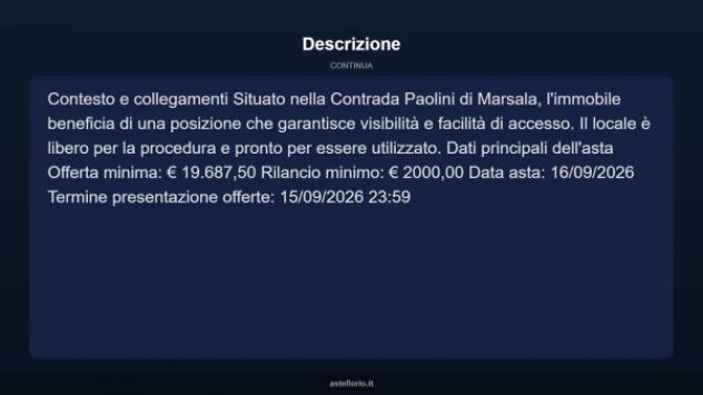 Immobile in asta di 58 m² in vendita a Marsala - Foto 4