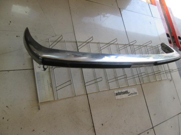 403110 PARAURTI ANTERIORE CROMATO LANCIA FULVIA 1.6 B 5P (RESTYLING DAL 1970) RICAMBIO NUOVO CON PROFILI IN GOMMA - Foto 3