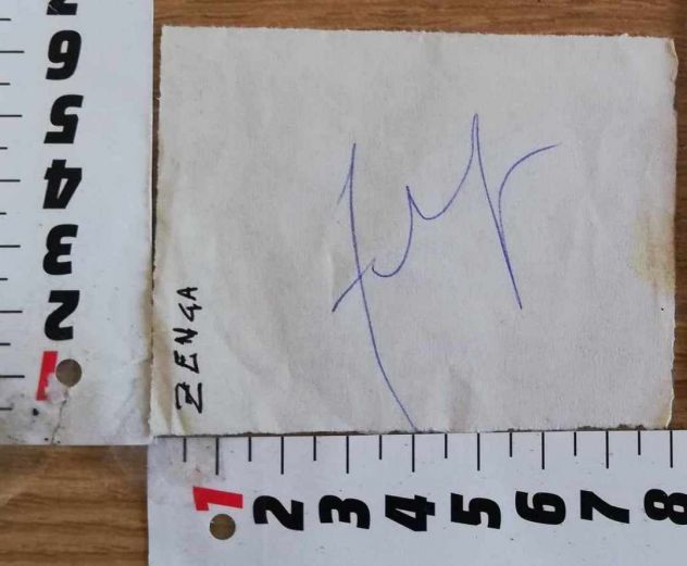 Autografo Walter Zenga - FC Internazionale Milano