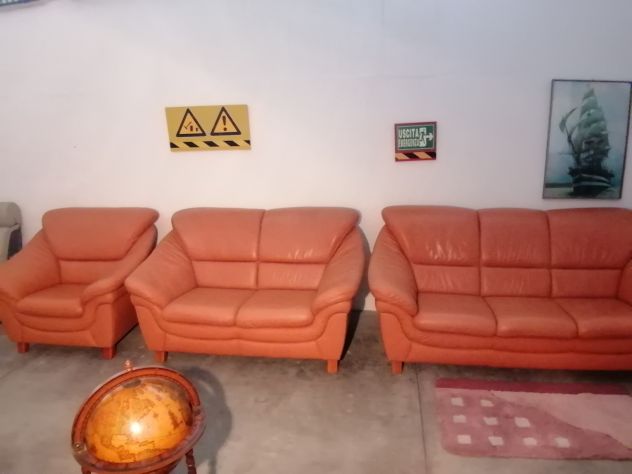 MERAVIGLIOSO SET DIVANI 321 in pelle ! CONSEGNA ! - Foto 7