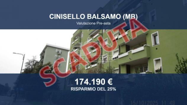 Immobile in asta di 111 m² con più di 5 locali e box auto in vendita a Cinisello Balsamo