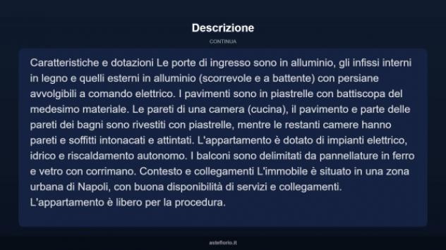 Immobile in asta di 177 m² con più di 5 locali in vendita a Napoli - Foto 12