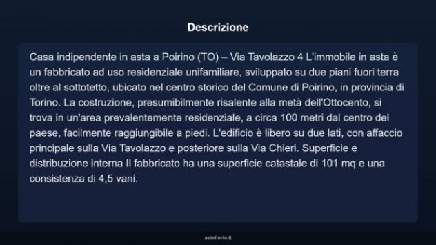 Immobile in asta di 101 m² in vendita a Poirino - Foto 6