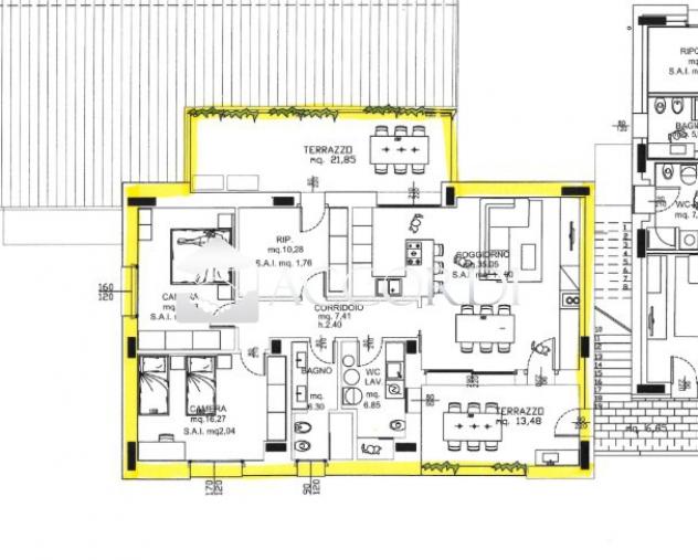 APPARTAMENTO di 6 vani e di 128 mq (SAN FIOR) rif. JS008 - Foto 10