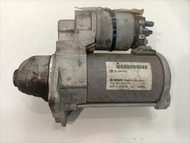 MOTORINO D' AVVIAMENTO OPEL Mokka X 25194650/0001170611 A14NET benzina 1364 (16)