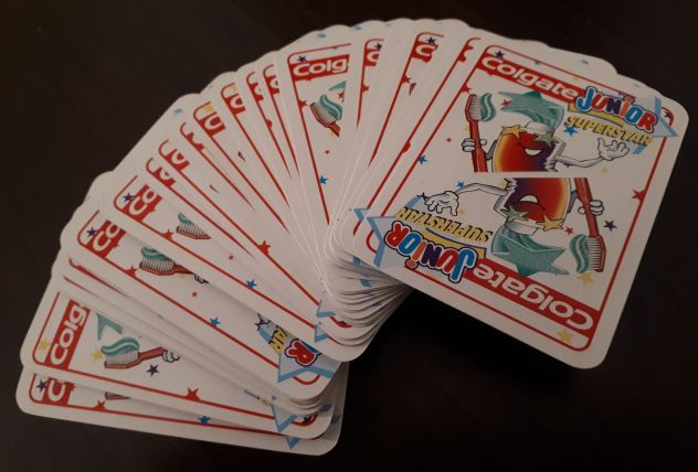 WALT DISNY TOPOLINO GADGET CARTE DA GIOCO COLGATE JUNIOR SUPERSTAR MODIANO - Foto 9
