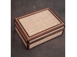 Carte da gioco Mignon due mazzi sigillati in custodia  di legno made Hong Kong V