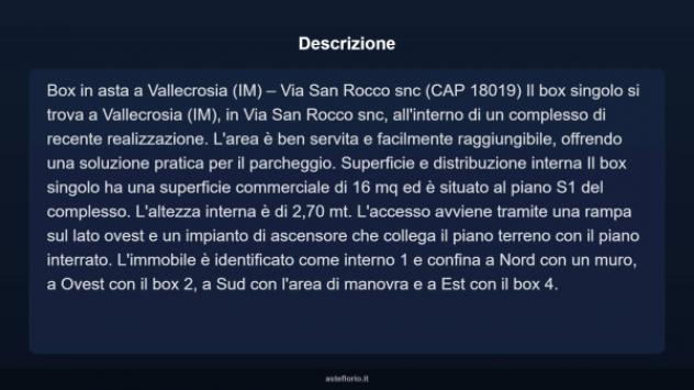 Immobile in asta di 16 m² in vendita a Vallecrosia - Foto 4