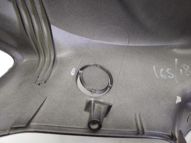 YAMAHA YN NEOS 2T 50 CARENA MANUBRIO ANTERIORE CON ALETTE ROTTE 2007 2012 SA341 - Foto 6
