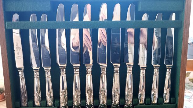 Antico servizio posate silver plated Harrisons Bros.&Howson - Foto 3