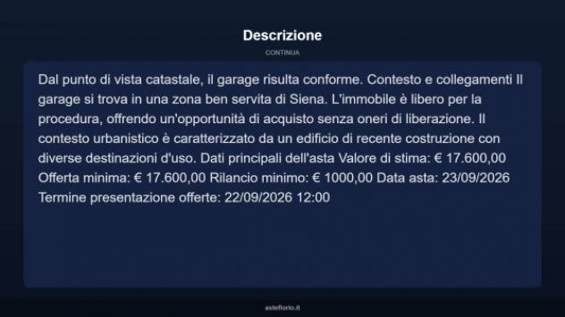 Immobile in asta di 22 m² in vendita a Siena - Foto 4