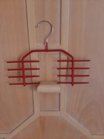 PORTA CRAVATTE IN ACCIAIO PLASTIFICATO ANTISCIVOLO - Foto 4