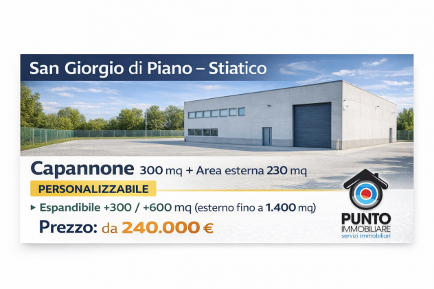 Capannone / Fondo in vendita a San Giorgio di Piano