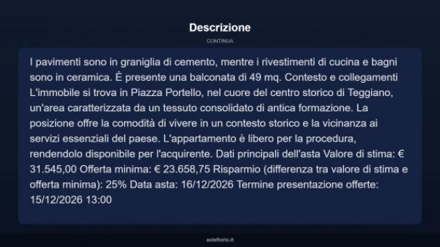 Immobile in asta di 116 m² con più di 5 locali in vendita a Teggiano - Foto 14