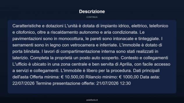Immobile in asta di 83 m² in vendita a Aprilia - Foto 4