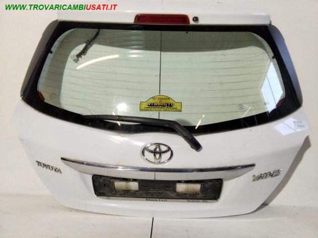 PORTELLO POST.  BIANCO  CON MOT 999-U1309505 Carrozzeria  Lamierati esterni  Portello  Portello post. TOYOTA - YARIS - 2011  2014, TOYOTA - YARIS - 20