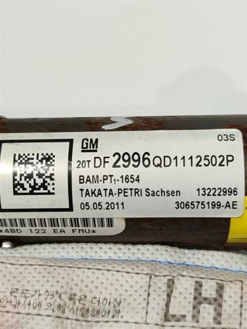 AIRBAG A TENDINA LATO SINISTRO OPEL Insignia S. Wagon 13222996 A20DTH (0817) - Foto 3