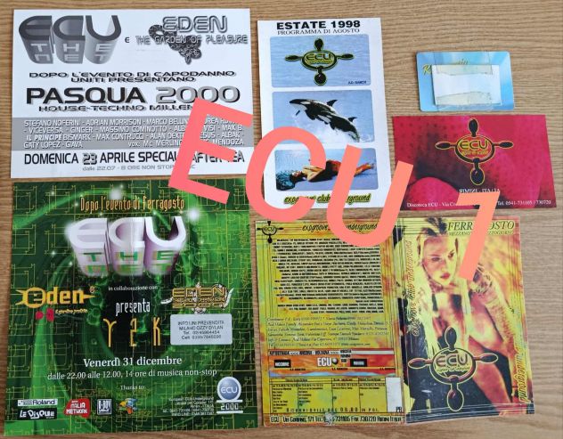 5 flyer discoteca ECU (European Club Underground) - Foto 2