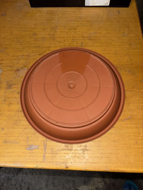 VASO+SOTTOVASO PIANTE COME NUOVI,IN PLASTICA”NICOLI”-“ARCA”MADE IN ITALY - Foto 8