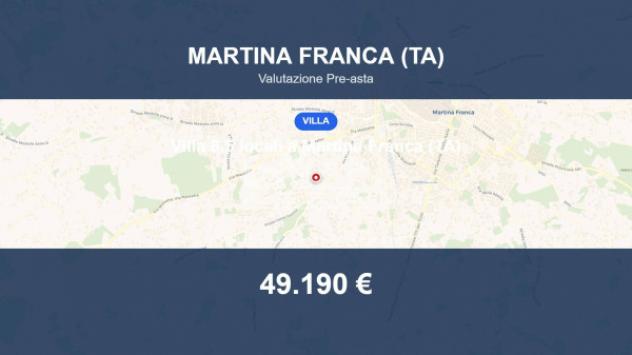 Immobile in asta di 150 m² con più di 5 locali e box auto in vendita a Martina Franca