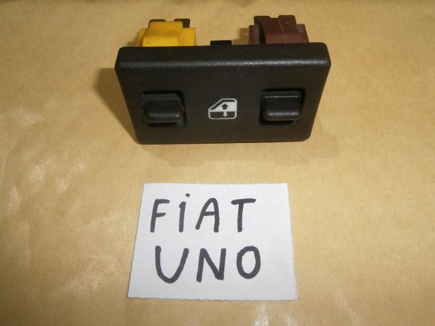 Pulsantiera interruttore alza vetri Fiat uno 1°s prima serie turbo sx "MARRONE" - Foto 2