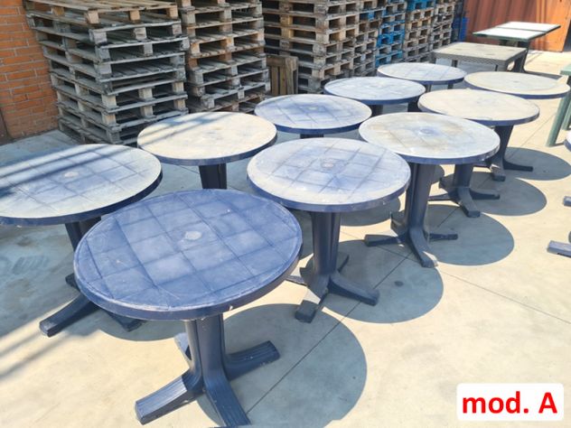 tavoli in plastica da esterno usati - Foto 7