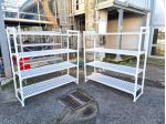 2 scaffalature per celle usate