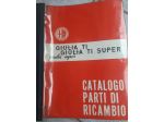 ALFA ROMEO GIULIA TI/TI SUPER / GIULIA SUPER  CATALOGO ORIGINALE