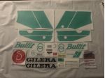 gilera bullit 1 serie verde kit adesivi