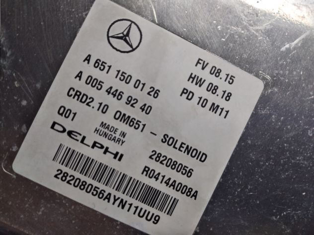 CENTRALINA MOTORE MERCEDES A6511500126 A0054469240 CRD2.10 OM651 - solenoide - Foto 4