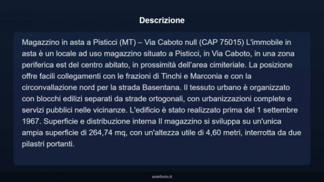Immobile in asta di 257 m² in vendita a Pisticci - Foto 9