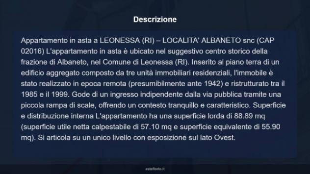 Immobile in asta di 88 m² in vendita a Leonessa - Foto 18