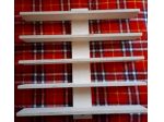 bacheca in legno ikea  5 ripiani spostabili  37x37