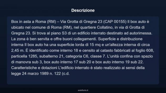 Immobile in asta di 15 m² in vendita a Roma - Foto 4